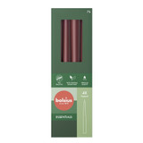 Bolsius Velvet Red Box of 4 Tapered Candles (245mm x 24mm) 