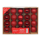 Red Bauble on Wire - Matt/Shiny/Glitter (Pack of 20) Red Bauble on Wire - Matt/Shiny/Glitter (Pack of 20)