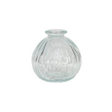 Helena Ribbed Glass Bottle (8cm x 8.5cm) 