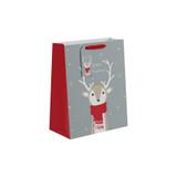 Merry Christmas Reindeer Gift Bag (Large) Merry Christmas Reindeer Gift Bag (Large)