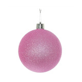 Pink Glitter Shatterproof Bauble (20cm) Pink Glitter Shatterproof Bauble (20cm)