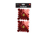 Pack of 2 Red Foil Garlands Pack of 2 Red Foil Garlands