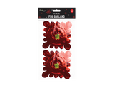 Pack of 2 Red Foil Garlands