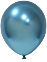 Blue Chrome Latex Balloon 10inch (Pack of 50)