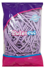 Macaron Lilac Modelling Balloon (Pack of 100) 