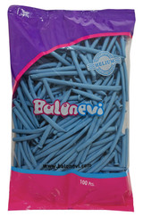 Macaron Blue Modelling Balloons (Pack of 100) Macaron Blue Modelling Balloons (Pack of 100)