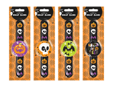 Halloween Flashing LED Snap Band (Assorted Designs) Halloween Flashing LED Snap Band (Assorted Designs)