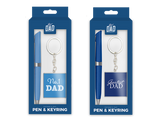 Fathers Day Pen & Keychain Gift Set (Assorted Designs) Fathers Day Pen & Keychain Gift Set (Assorted Designs)