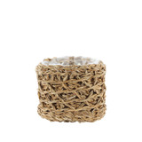 Round Natural Seagrass Basket (H12.5cm x D12cm) Round Natural Seagrass Basket (H12.5cm x D12cm)