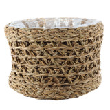 Round Natural Seagrass Basket (H17cm x D27cm) Round Natural Seagrass Basket (H17cm x D27cm)