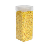 4-6mm Yellow Pebbles in Square Jar (900gr) 4-6mm Yellow Pebbles in Square Jar (900gr)