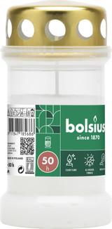 White Bolsius Memorial Light (50 hours) 