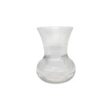 Ribbed Hand Tie Glass Vase (19.5cm)