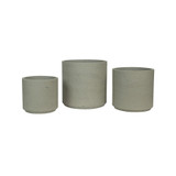 Hortus Classic Cemento Cylinder Planter - x 3 Hortus Classic Cemento Cylinder Planter - x 3