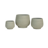Hortus Classic Cemento Footed Planter - x 3 Hortus Classic Cemento Footed Planter - x 3
