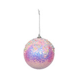 Iridescent Glitter Bauble (10cm)