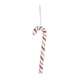White & Red Glitter Candy Cane Hanging Decoration (29cm) White & Red Glitter Candy Cane Hanging Decoration (29cm)