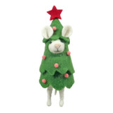 Felt Mouse in Costume Hanging Decoration (15cm) Felt Mouse in Costume Hanging Decoration (15cm)