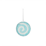 Turquoise Swirl Hanging Decoration (10cm) Turquoise Swirl Hanging Decoration (10cm)