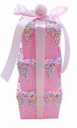 Pink Stacked Gift Hanging Decoration (30cm) Pink Stacked Gift Hanging Decoration (30cm)