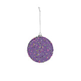 Purple Disc Hanging Decoration (10cm) Purple Disc Hanging Decoration (10cm)