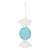 Turquoise Flat Candy Hanging Decoration (18cm) Turquoise Flat Candy Hanging Decoration (18cm)