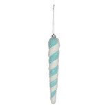 Turquoise and White Icicle Hanging Decoration (20cm) Turquoise and White Icicle Hanging Decoration (20cm)