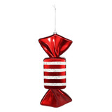 Red and White Rectangle Candy Hanging Decoration (25cm) Red and White Rectangle Candy Hanging Decoration (25cm)