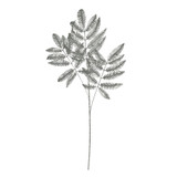 Silver Metallic Fern Stem Silver Metallic Fern Stem