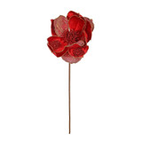 Red Single Magnolia on Stem (45cm) Red Single Magnolia on Stem (45cm)