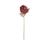 Metallic Red Peony Stem (66cm) Metallic Red Peony Stem (66cm)