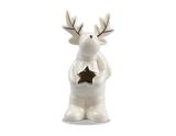 Ceramic Reindeer Ornament (Assorted)