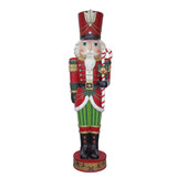 Nutcracker with Candy Cane & LED Light and Music (152cm) Nutcracker with Candy Cane & LED Light and Music (152cm)