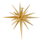 Gold Metallic 3D Star Decoration Gold Metallic 3D Star Decoration