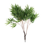 Bamboo Tree Branches - Green - Set of 30