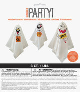 Pack of 3 Hanging Ghost Decoration Pack of 3 Hanging Ghost Decoration