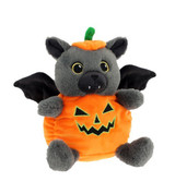 16cm Keeleco Cat & Bat in Pumpkin Outfit (Assorted)
