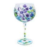 Cornflowers Gin Glass Cornflowers Gin Glass