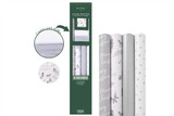 8M Silver Deer Gift Wrap Pack of 4 8M Silver Deer Gift Wrap Pack of 4