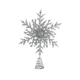 Snowflake Tree Topper - Silver (35cm) Snowflake Tree Topper - Silver (35cm)