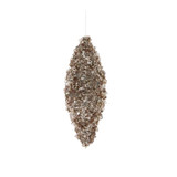 Gold Glitter Droplet Hanging Decoration (18cm) Gold Glitter Droplet Hanging Decoration (18cm)