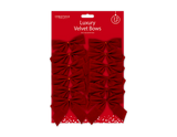Red Velvet Christmas Bows (12 Pack) Red Velvet Christmas Bows (12 Pack)