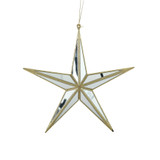 Mirror Star Hanging Decoration - Gold (27cm) Mirror Star Hanging Decoration - Gold (27cm)