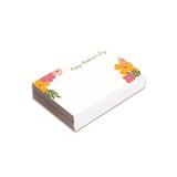 Pack of 25 Small Happy Mothers Day Card with Flowers Pack of 25 Small Happy Mothers Day Card with Flowers