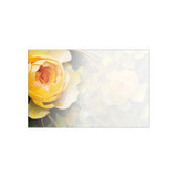 Pack of 25 Small Painted Yellow Rose Cards Pack of 25 Small Painted Yellow Rose Cards