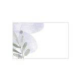Pack of 25 Small Watercolour Purple Flower Card