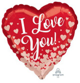 Rose Gold Love Hearts Balloon (18 Inch) Rose Gold Love Hearts Balloon (18 Inch)