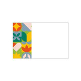 Pack of 25 Small Flower Cards with Floral Graphics
