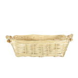 Light Willow Rectangle Tray Basket with Handles Light Willow Rectangle Tray Basket with Handles