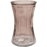 Grey Floraline Hand Tie Glass Vase